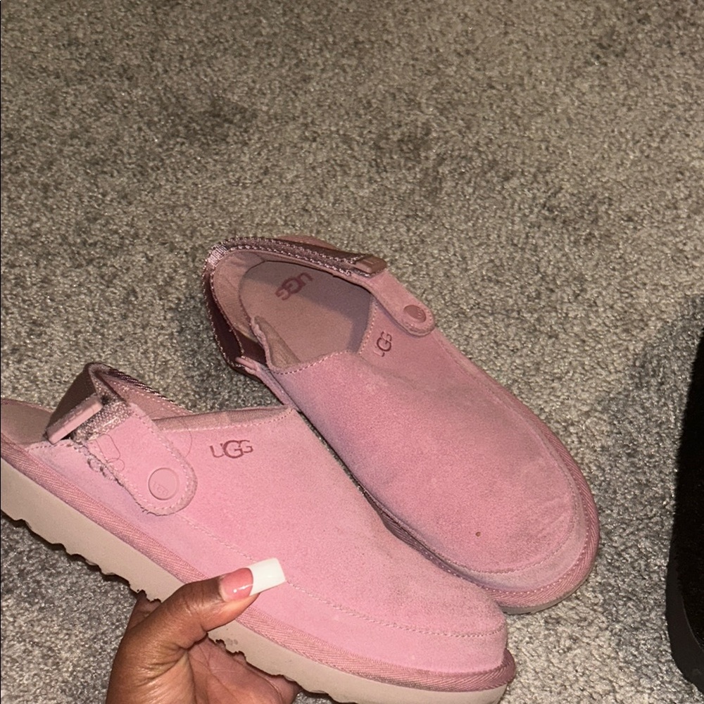 UGG Kids Pink Slip-On Shoes